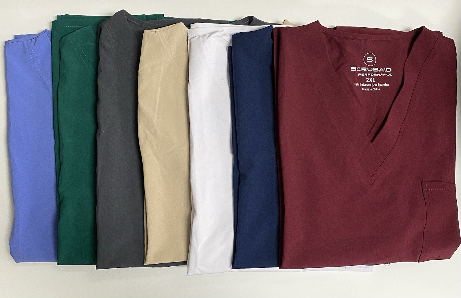 SCRUBAID Men’s 4-Way Stretch Jogger Style Scrub Sets, XL – 3XL, Free Shipping!