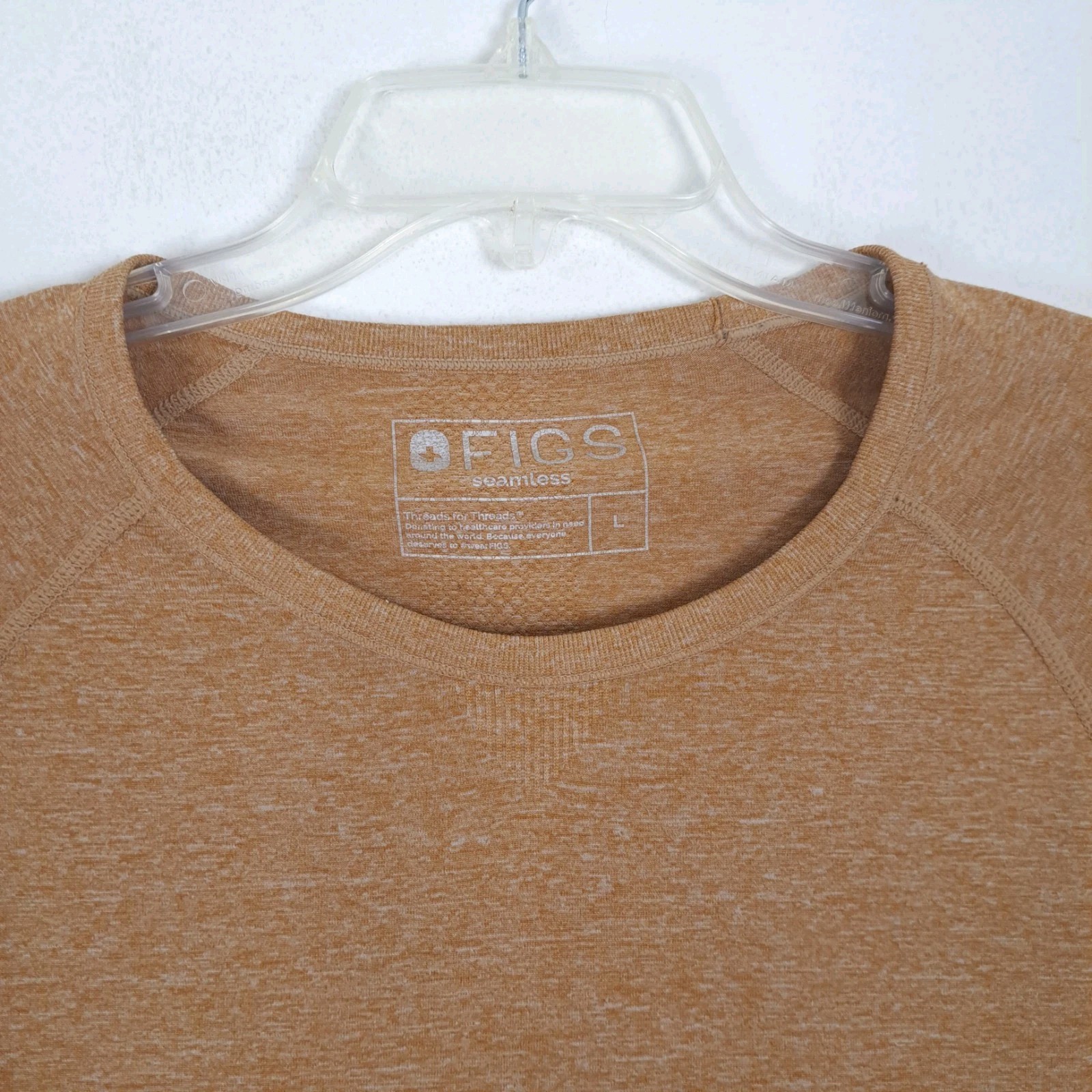 FIGS Salta Seamless Underscrub Top Womens L Atlantic Fall Baselayer Stretch