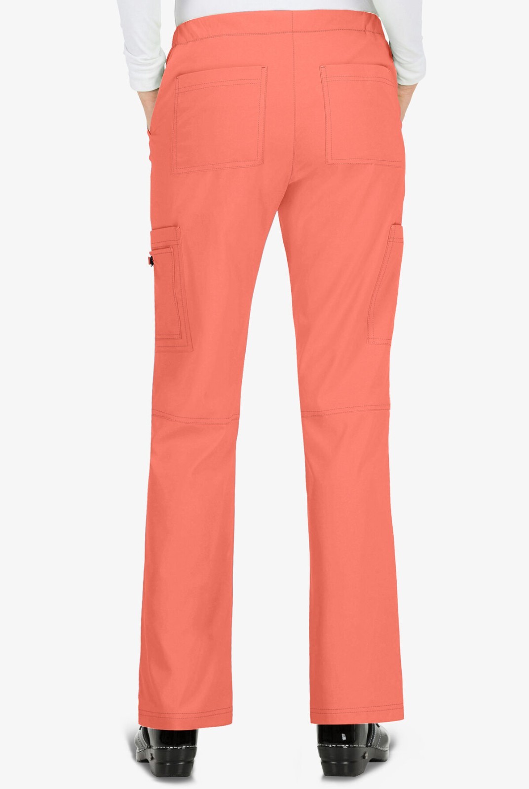 KOI BASIC HOLLY 8 POCKET CARCO SCRUB PANTS IN CORAL IN ALL SIZES # 731 NWT