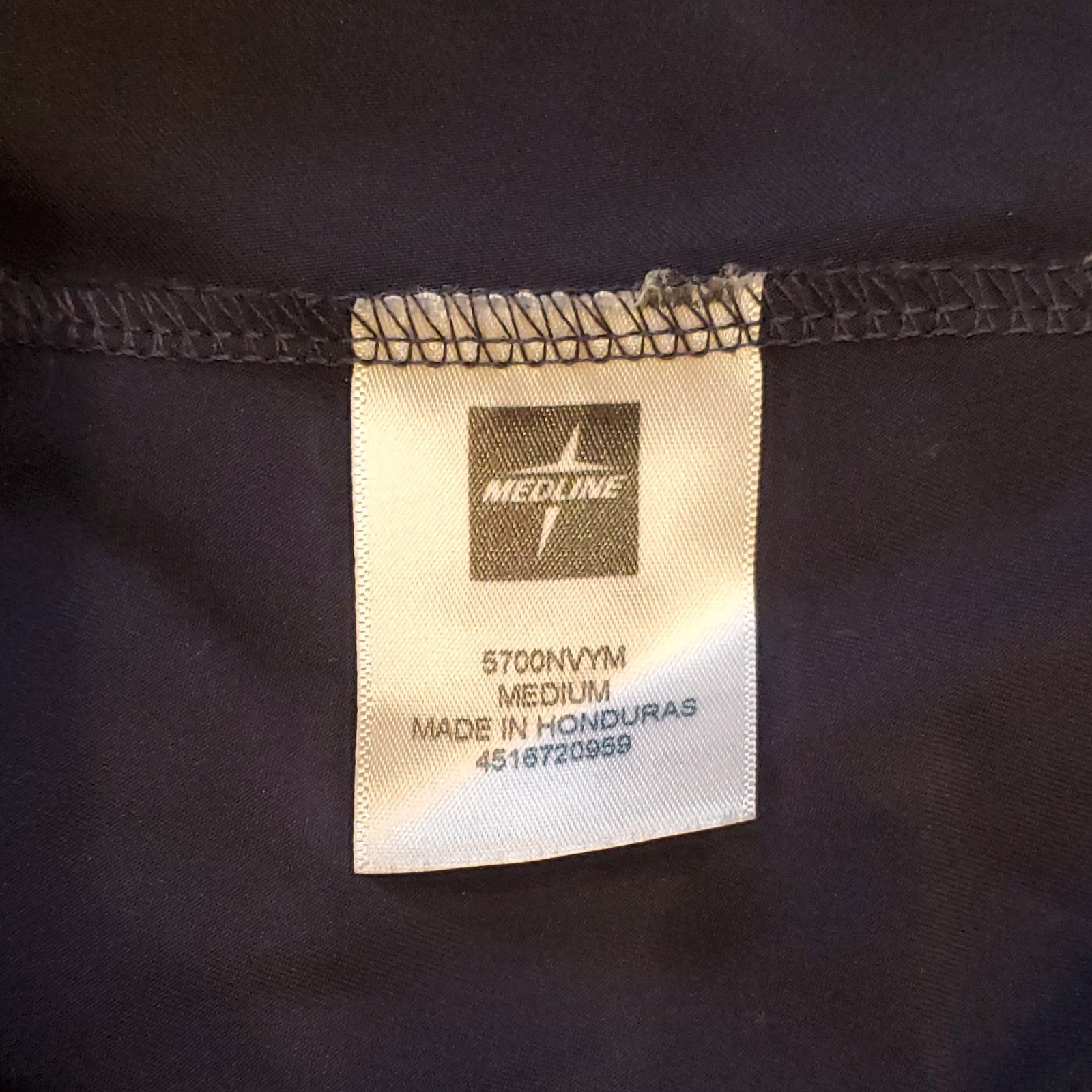 Medline Unisex Navy Polyester Knit Scrub Pants Size M MPN 57004NVYM