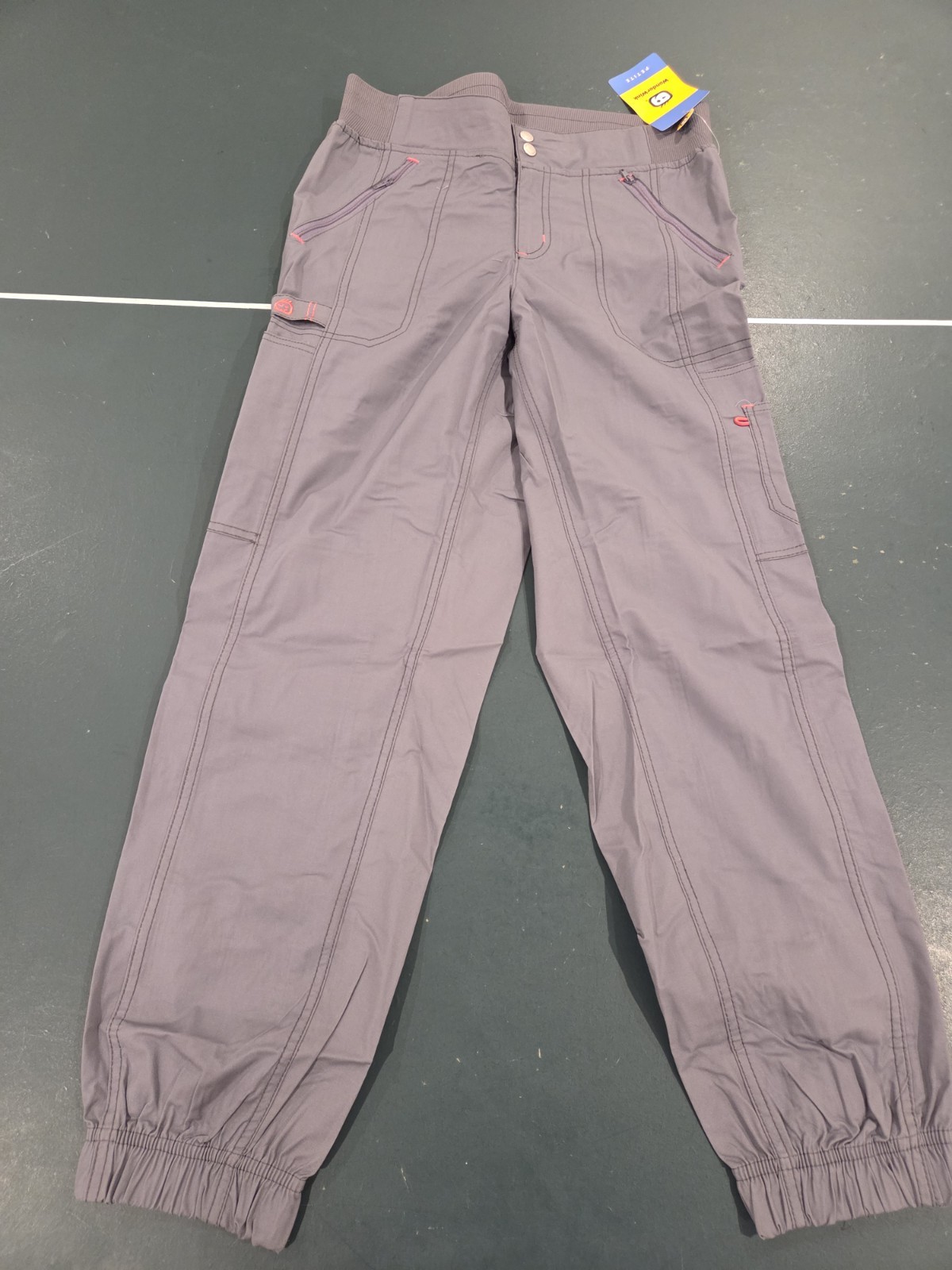 WonderWink WonderFLEX 5908P-Love Utility Cargo Zip Jogger Scrub Pant 2XL Petite