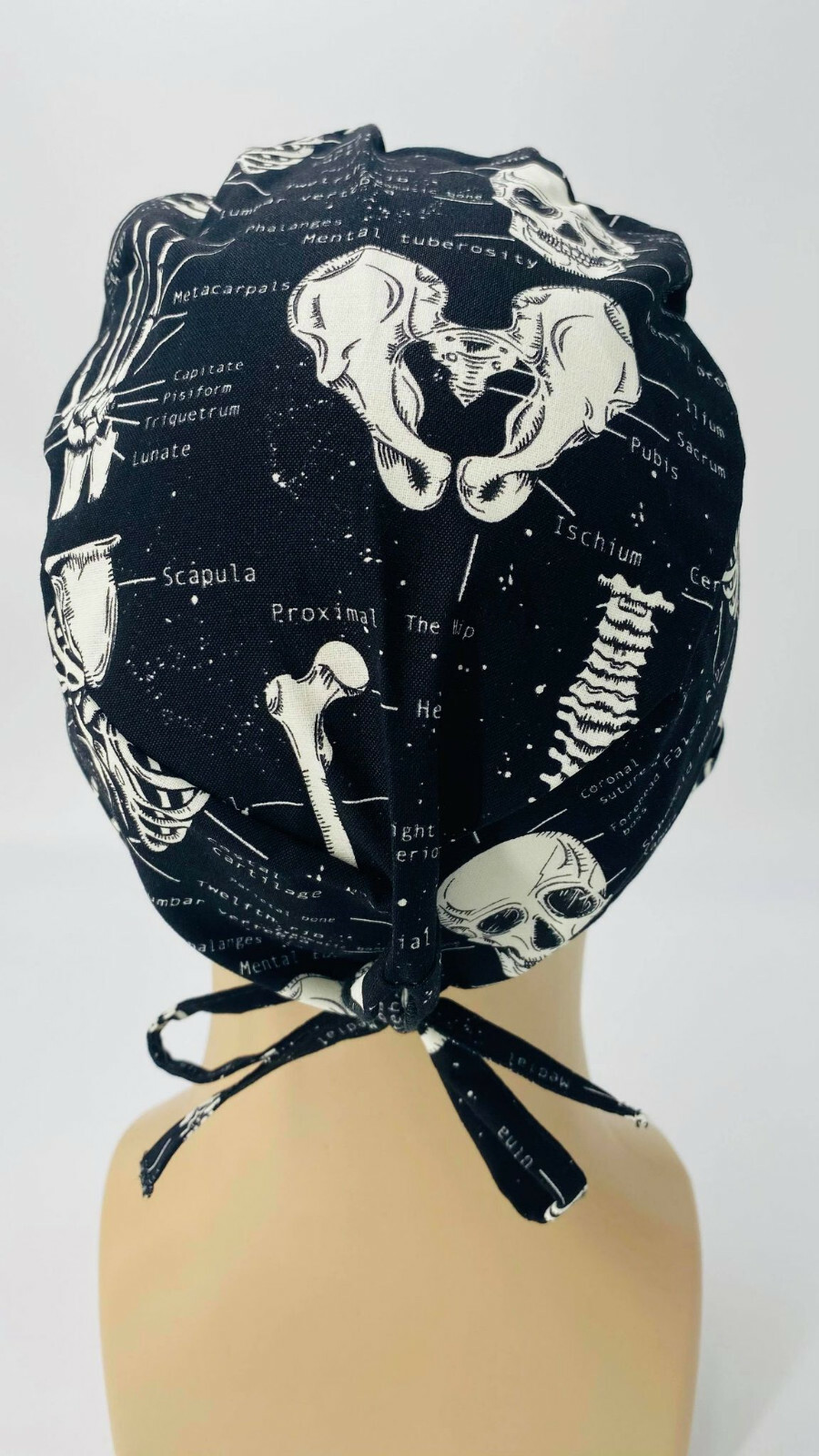 Scrub Cap Nurse Scrubs Hat Nursing Orthopedic Doctor Chiropractor Bones Skeleton