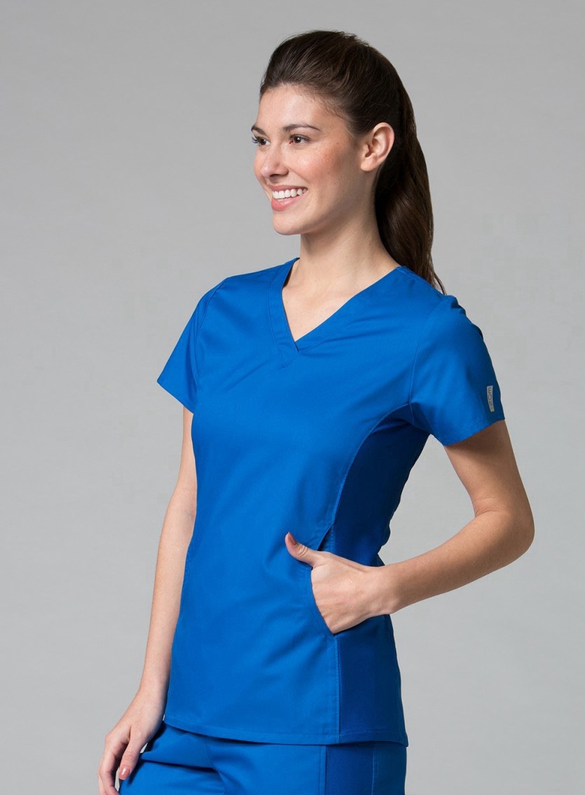 Maevn EON & EON Active Sporty Mesh Panel Top Royal Blue Size XS