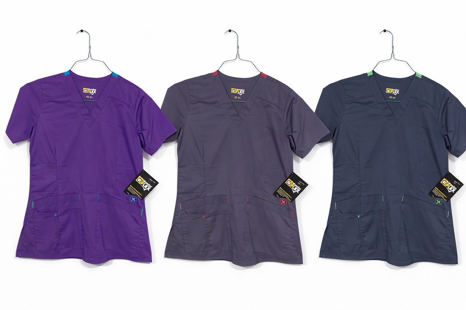 WonderFlex Scrub Top – 3 PACK – Size – X-Small