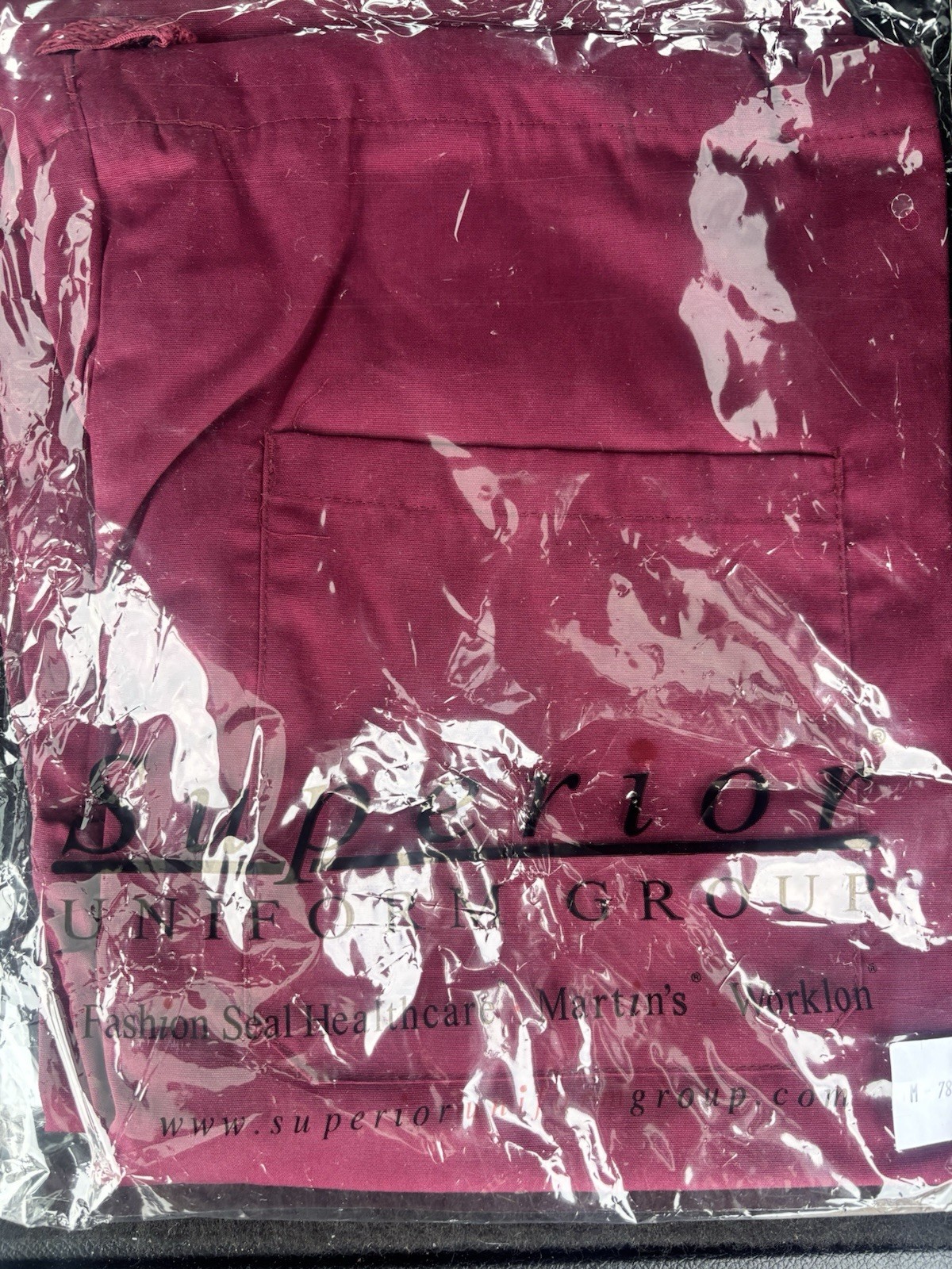 3-Pack Fashion Seal Scrub Pants 78841 Unisex FP Burgundy Large New in Package