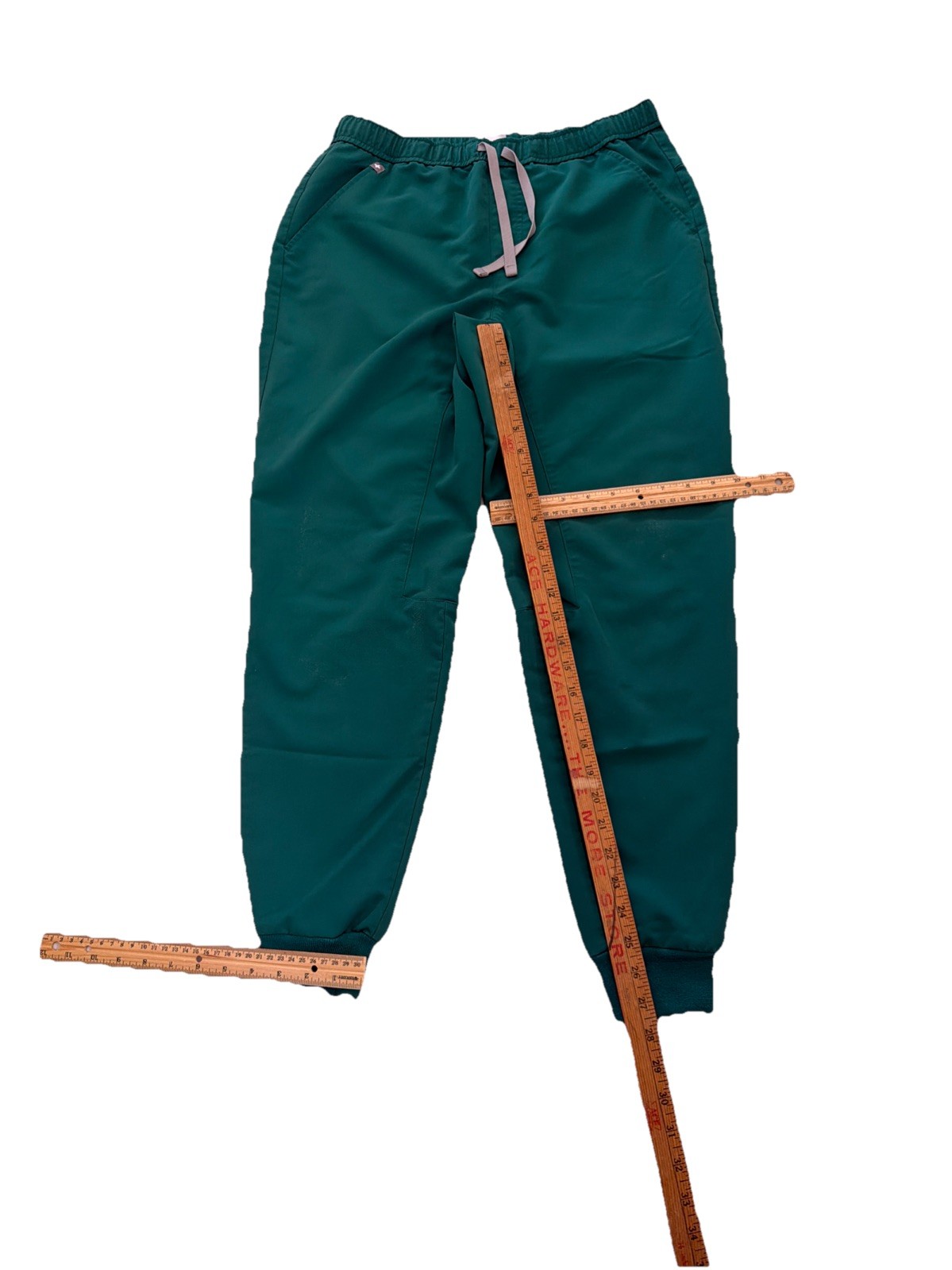 FIGS Zamora Womens Green Poly/Spandex Scrub Jogger Pants M –