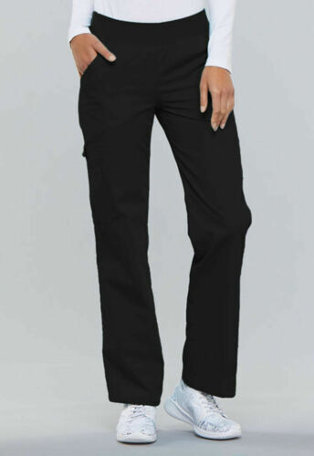 Cherokee Women Scrubs Flexibles Mid Rise Elastic Waist Pants 2085 Regular NWT