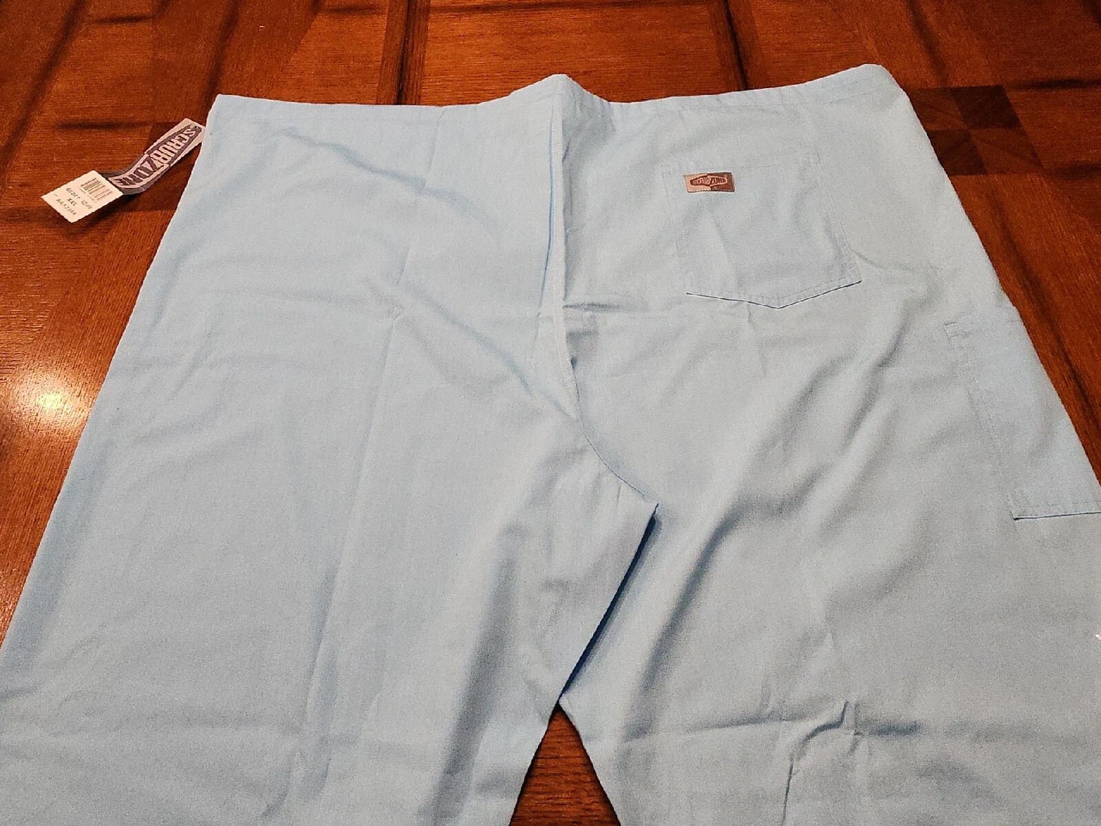 SCRUB ZONE BY LANDAU UNISEX DRAWSTRING STRAIGHT LEG SCRUB PANTS 85221 AZURE 2X