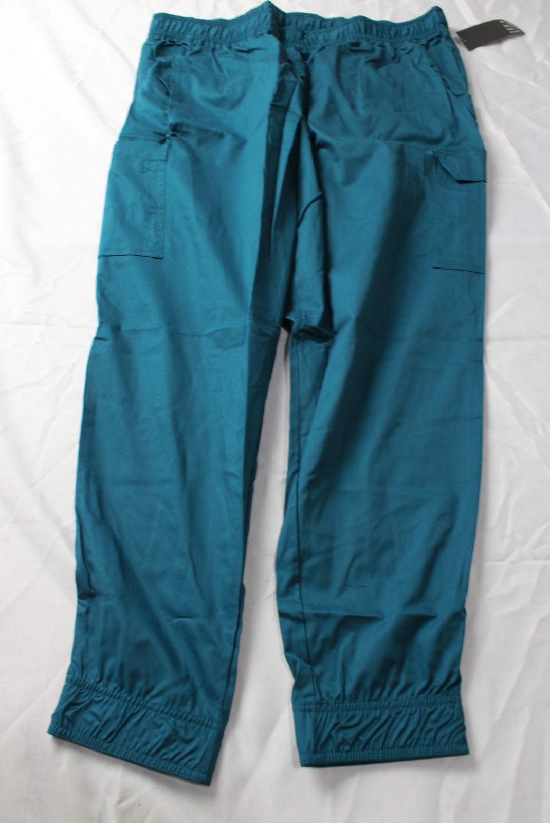 Butter-Soft Men’s Plus 7-Pocket Cargo Jogger Scrub Pants AC2 Caribbean Size: 2X