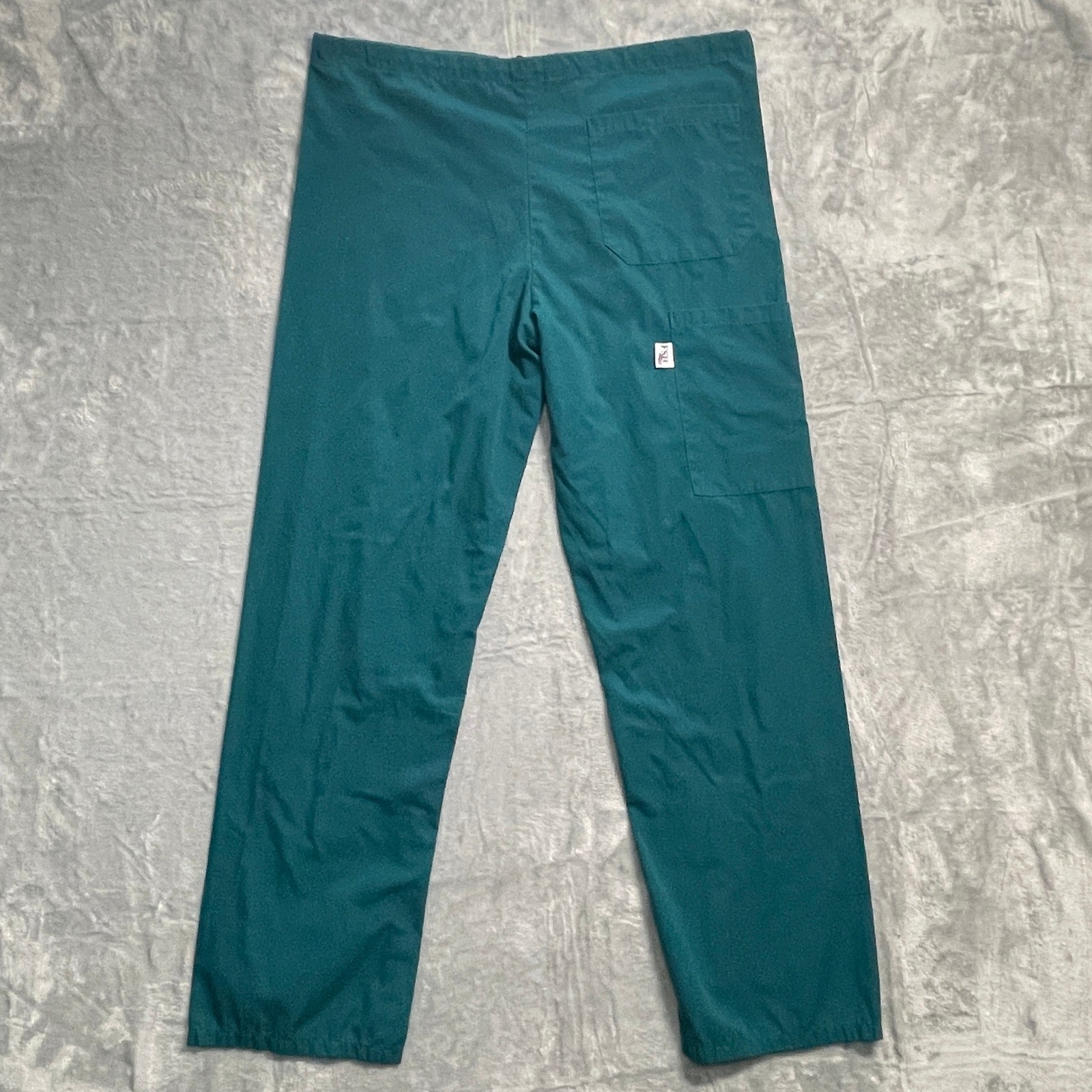 Fashion Seal Healthcare Scrub Pants Unisex Small Regular Teal Drawstring Cargo