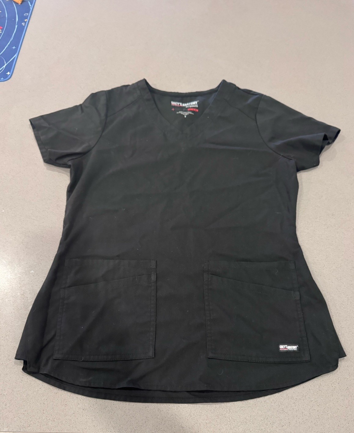 greys anatomy scrub top small