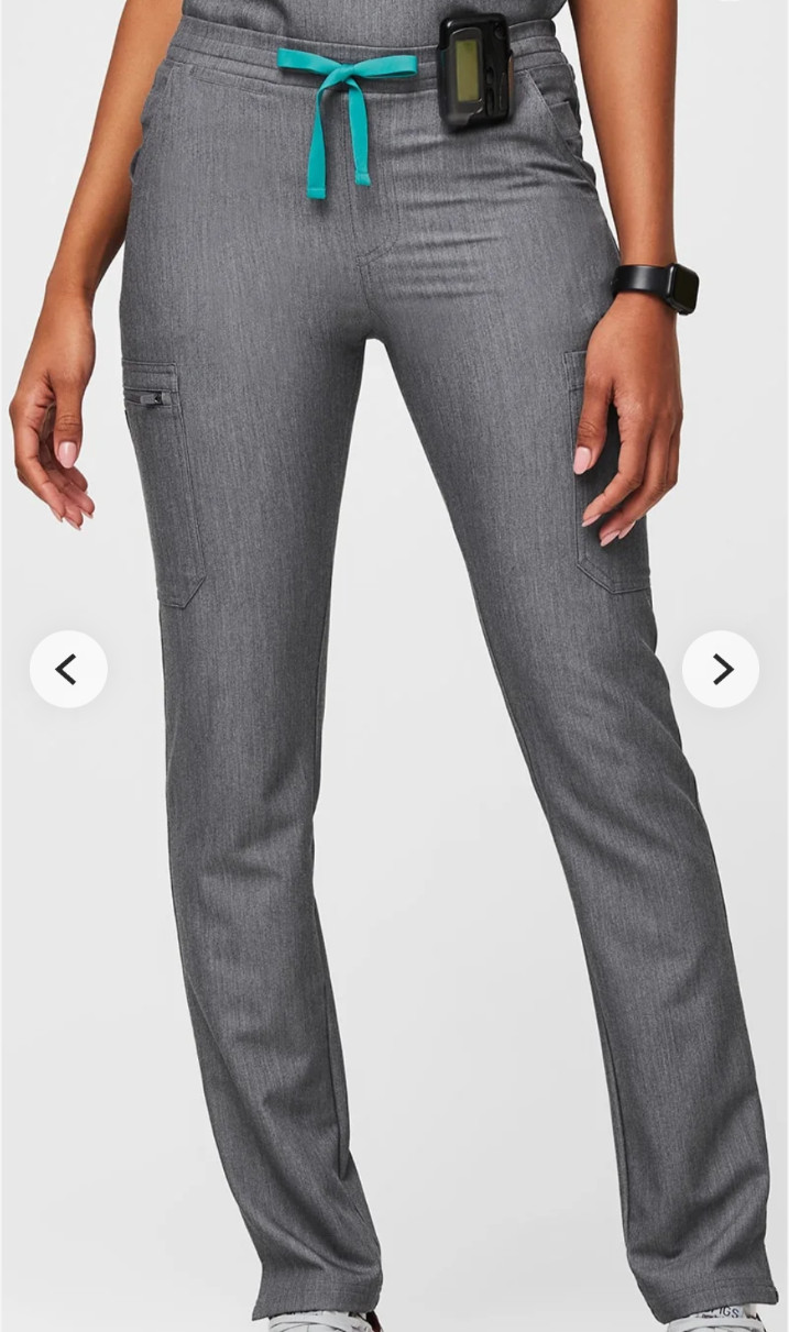 Figs Technical Collection Scrub Pants Graphite Gray Yola Skinny NWT Medium M
