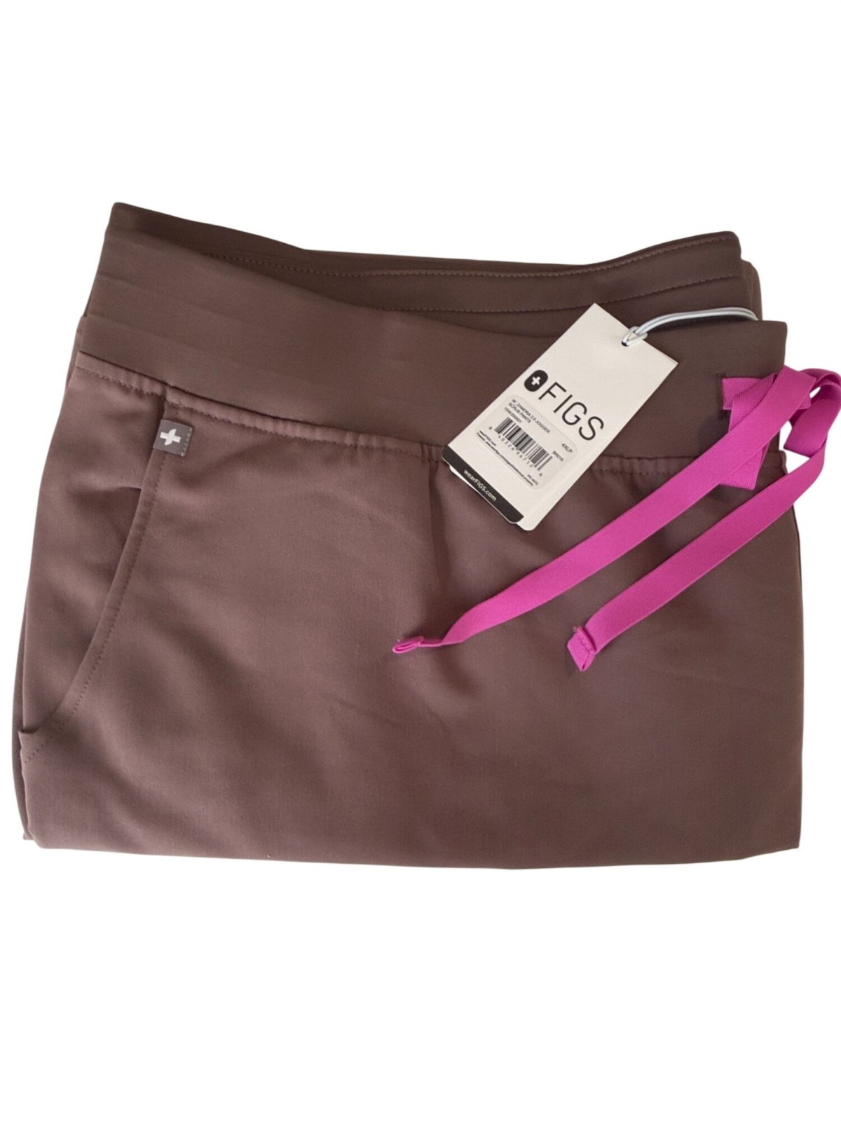 Figs Espresso Brown Zamora Drawstring Waist Jogger Scrub Pants Size 4XL NWT