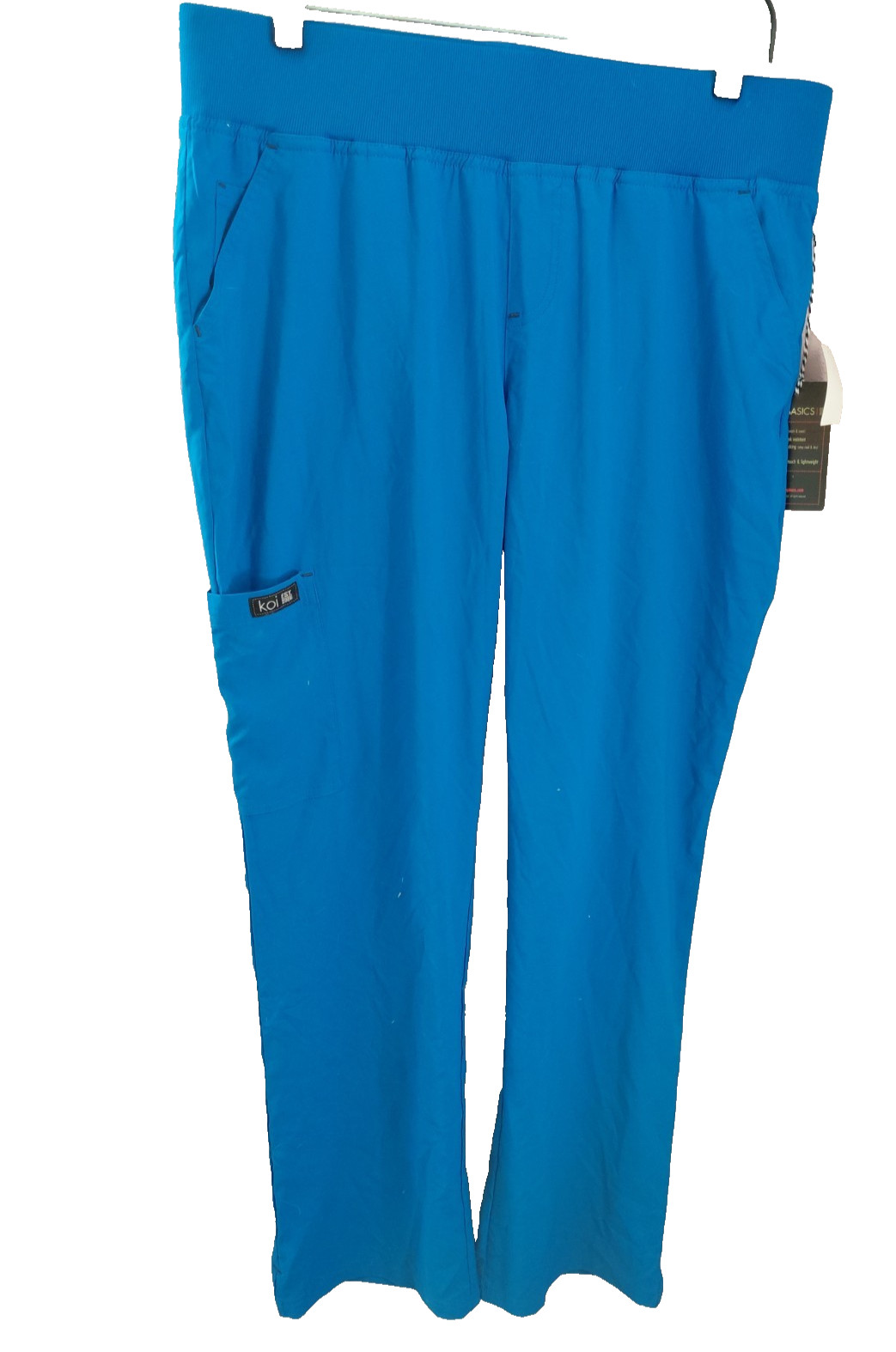 Koi Basics Laurie Women’s Scrub Pants Bottoms Size M Royal Blue Regular Fit