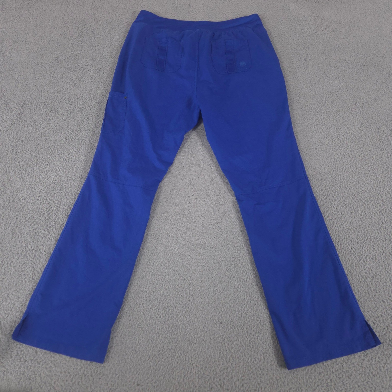 Healing Hands Scrub Pants Womens XLT Blue Tori Yoga Straight Leg Stretch Pocket