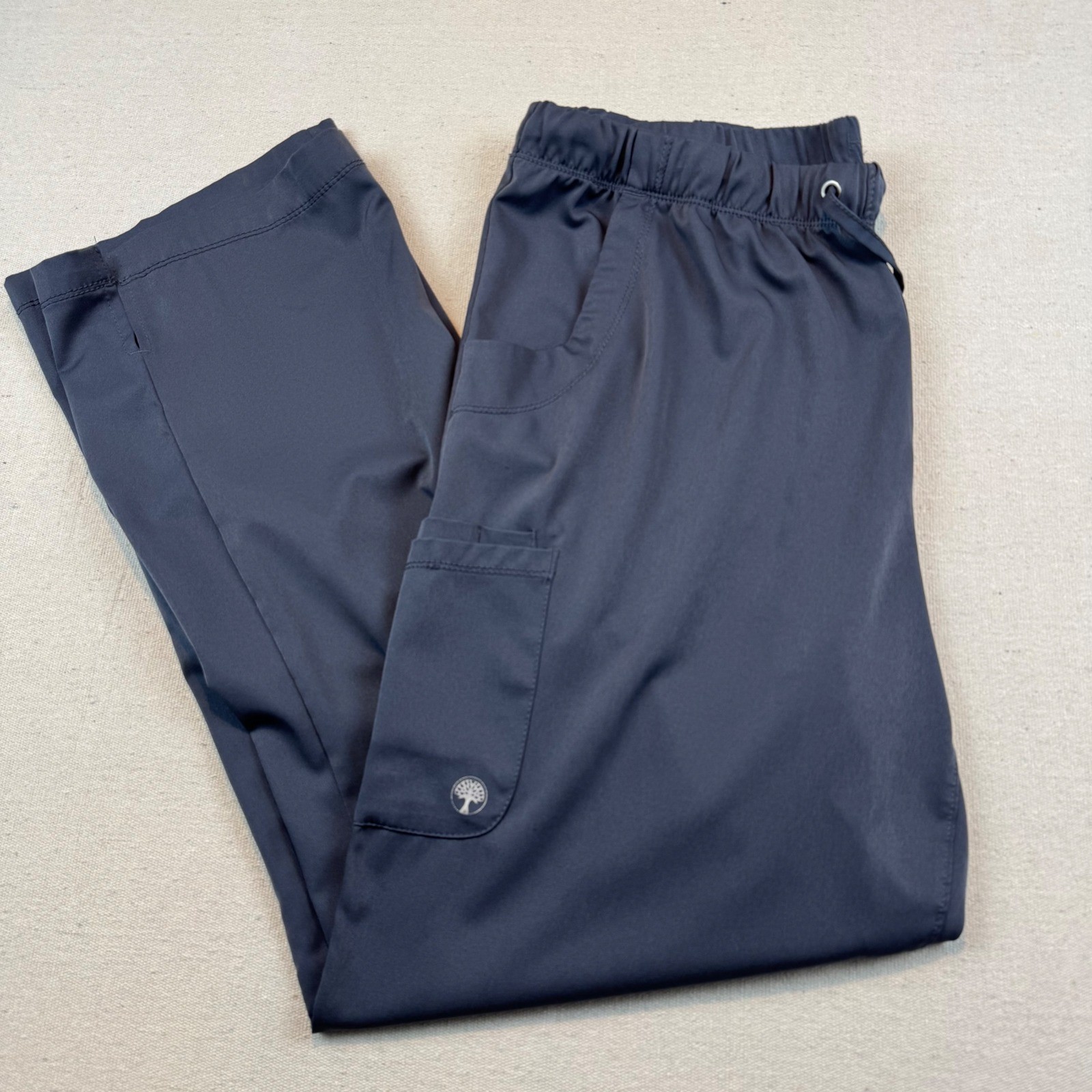 HH Works by Healing Hands Scrub Pants XL Gray Cargo Drawstring Style 9560 Mens