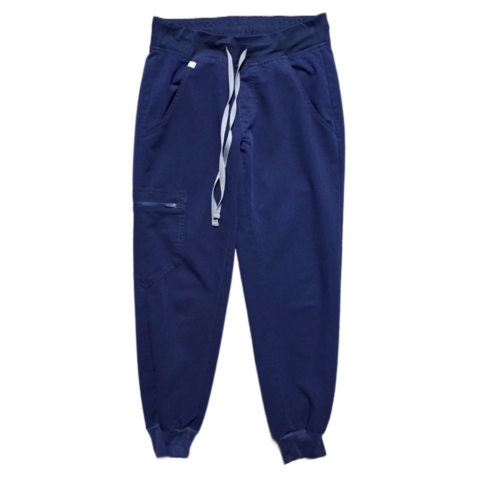 Lot Of 2 FIGS Zamora Jogger Scrub Pants Women XXSP Petite Navy Bottom Medical