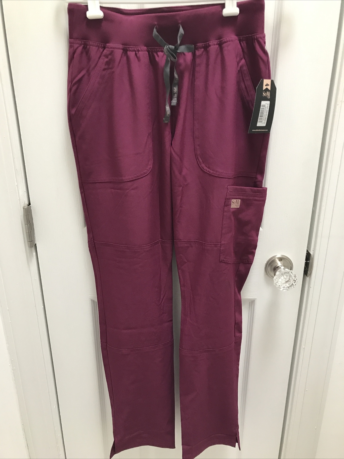 Plum Scrub Pants ~made by All Uniform Wear~ AUW ~Size XSmall~NWT