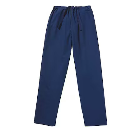 Landau 7602Bnpxxl Scrub Pants, Cotton/Polyester, Drawstring Waist, 31 In