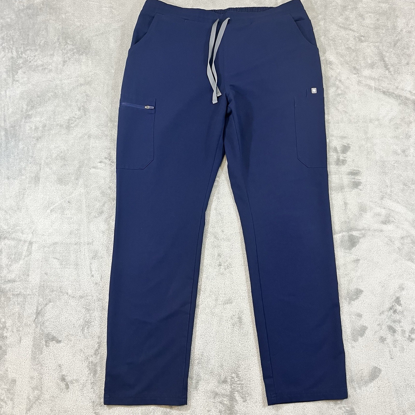 Figs Yola Skinny Scrub Pants Women’s Large Navy Blue Medical TW2000R Healthcare