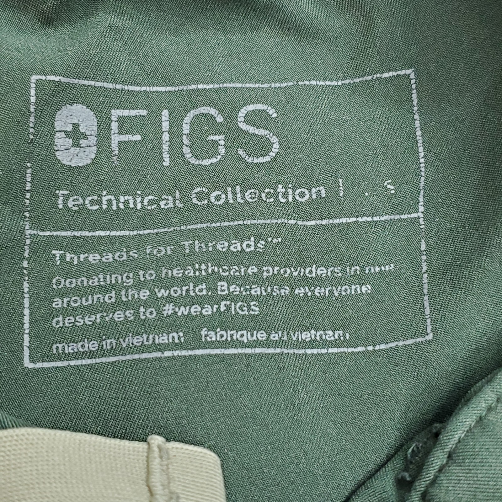 FIGS Men Scrub Pants S Green Cairo Cargo M21SW2052S Technical Collection