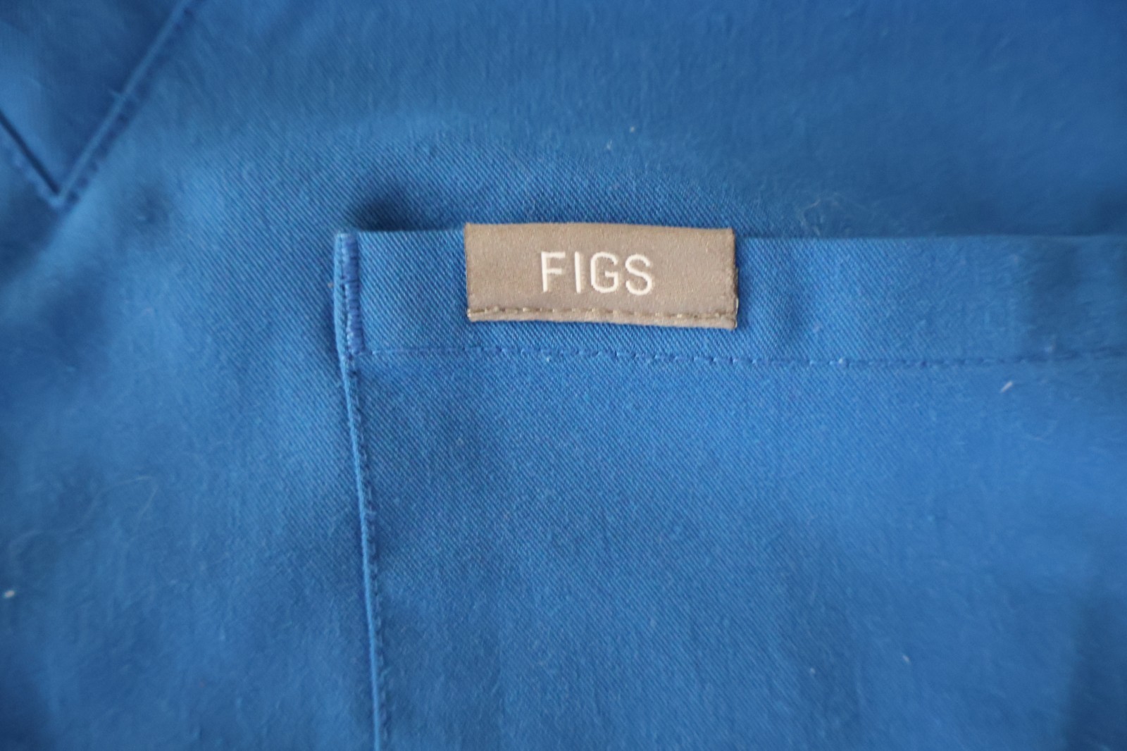FIGS Catarina Scrub Top XXS Royal Blue Technical Collection V Neck Medical