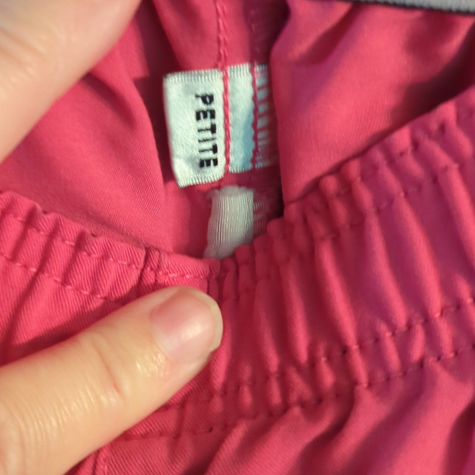 Dickies Women’s Petite Medical Scrub Set Solid Pink Twill Polyester