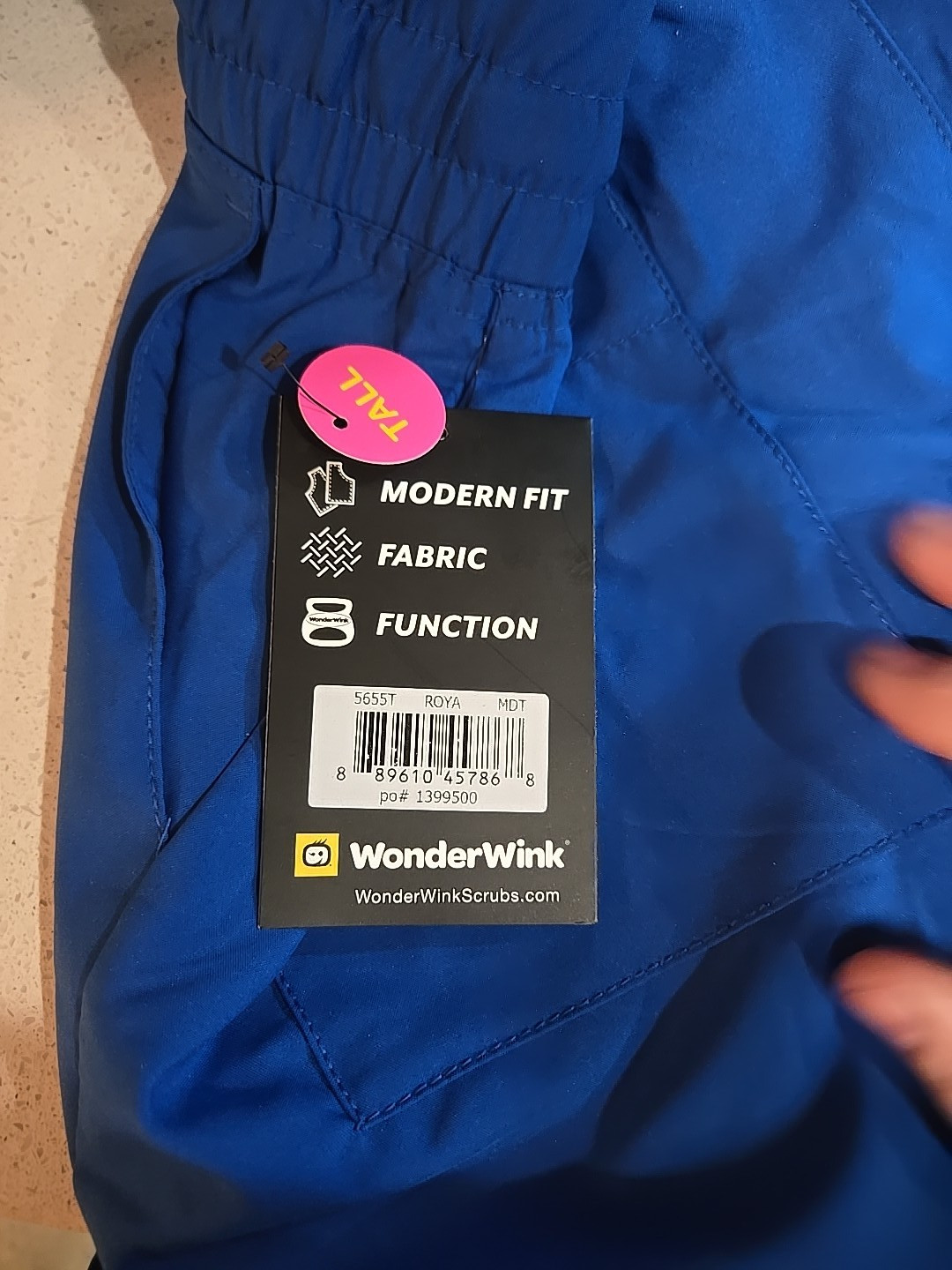 Wonder Wink W123 Men’s Scrub Pant #5655T Multiple Sizes (modern fit) Royal Blue
