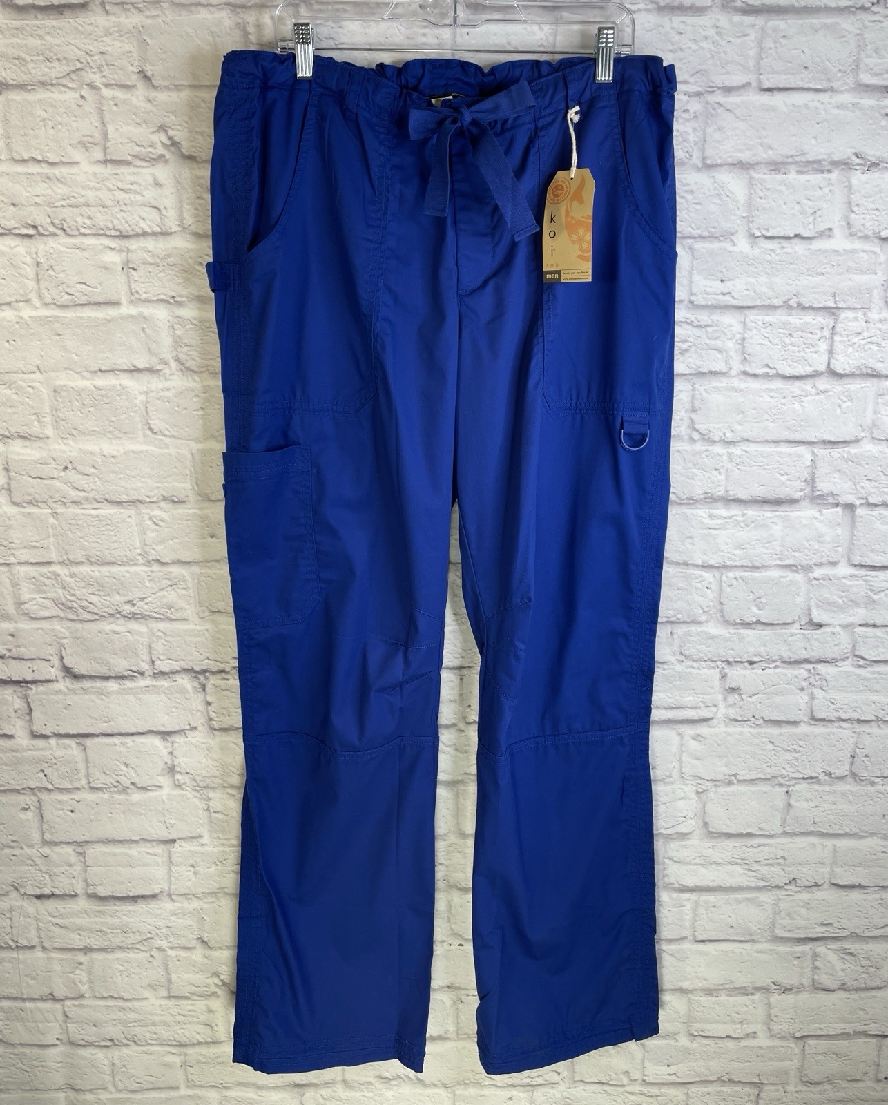 Koi scrub pants James tall 601T-60 men’s size large Galaxy blue