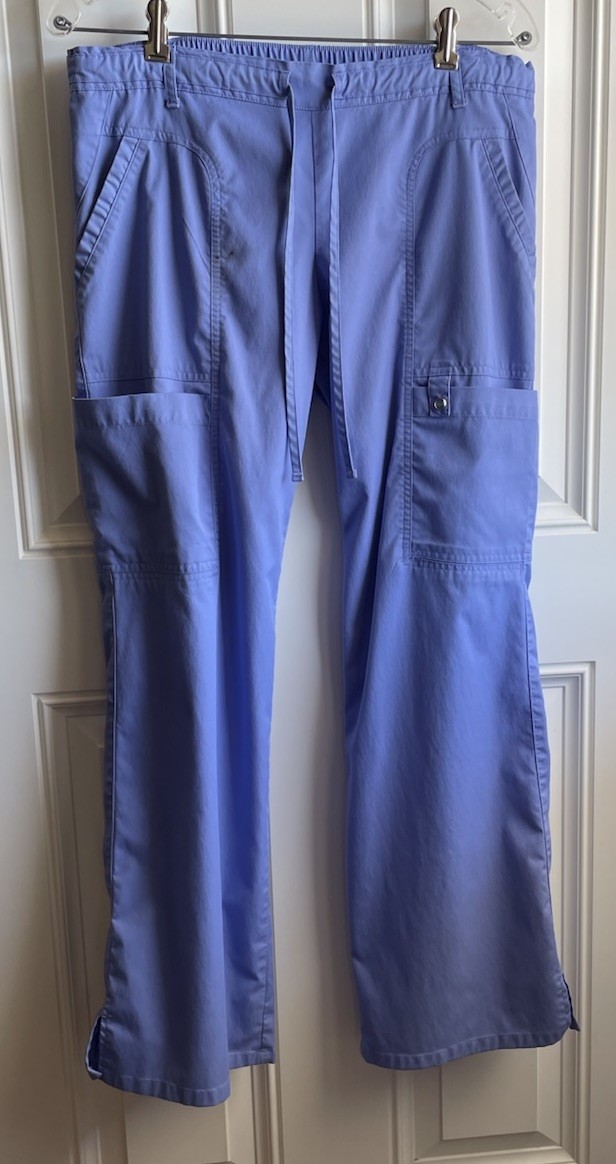 Cherokee Luxe Scrub Pants M Regular Ceil Blue Nursing Medical