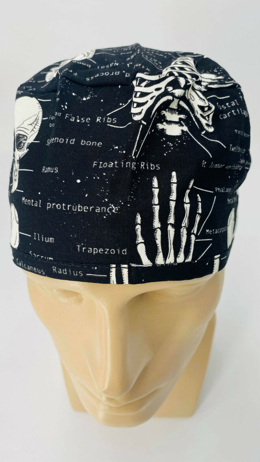 Scrub Cap Nurse Scrubs Hat Nursing Orthopedic Doctor Chiropractor Bones Skeleton