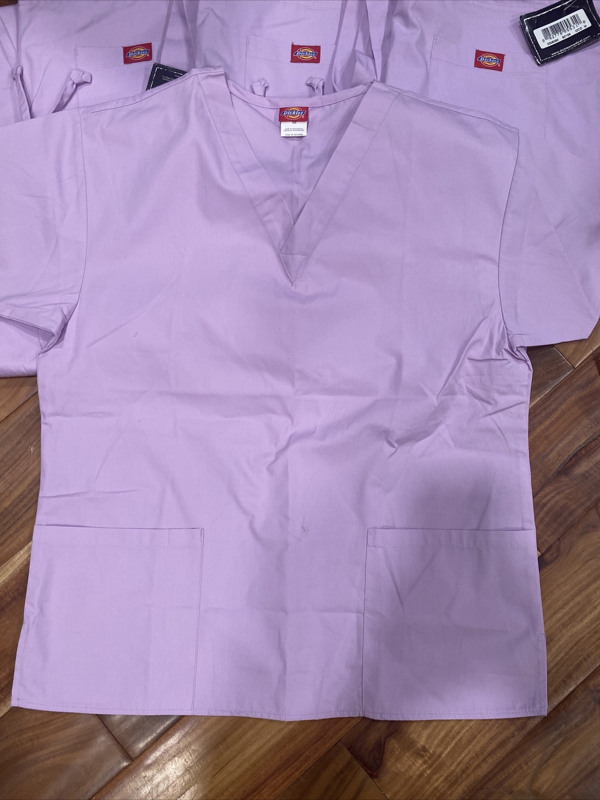 Dickies Scrub Bottom Women Medium Light Purple Pull On Drawstring Scrub Pants
