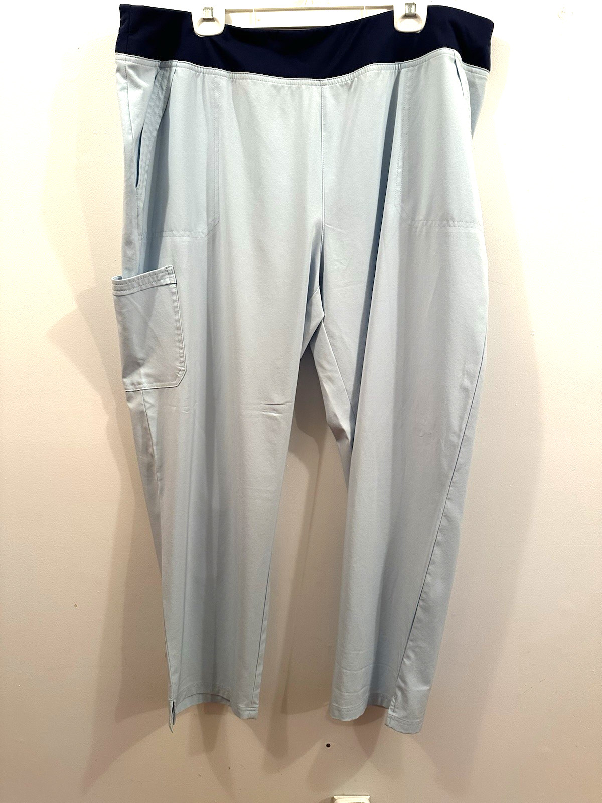 Easy Stretch Uniform Pull On Elastic Waist Pants Women’s Size 2 X Medical Scrub