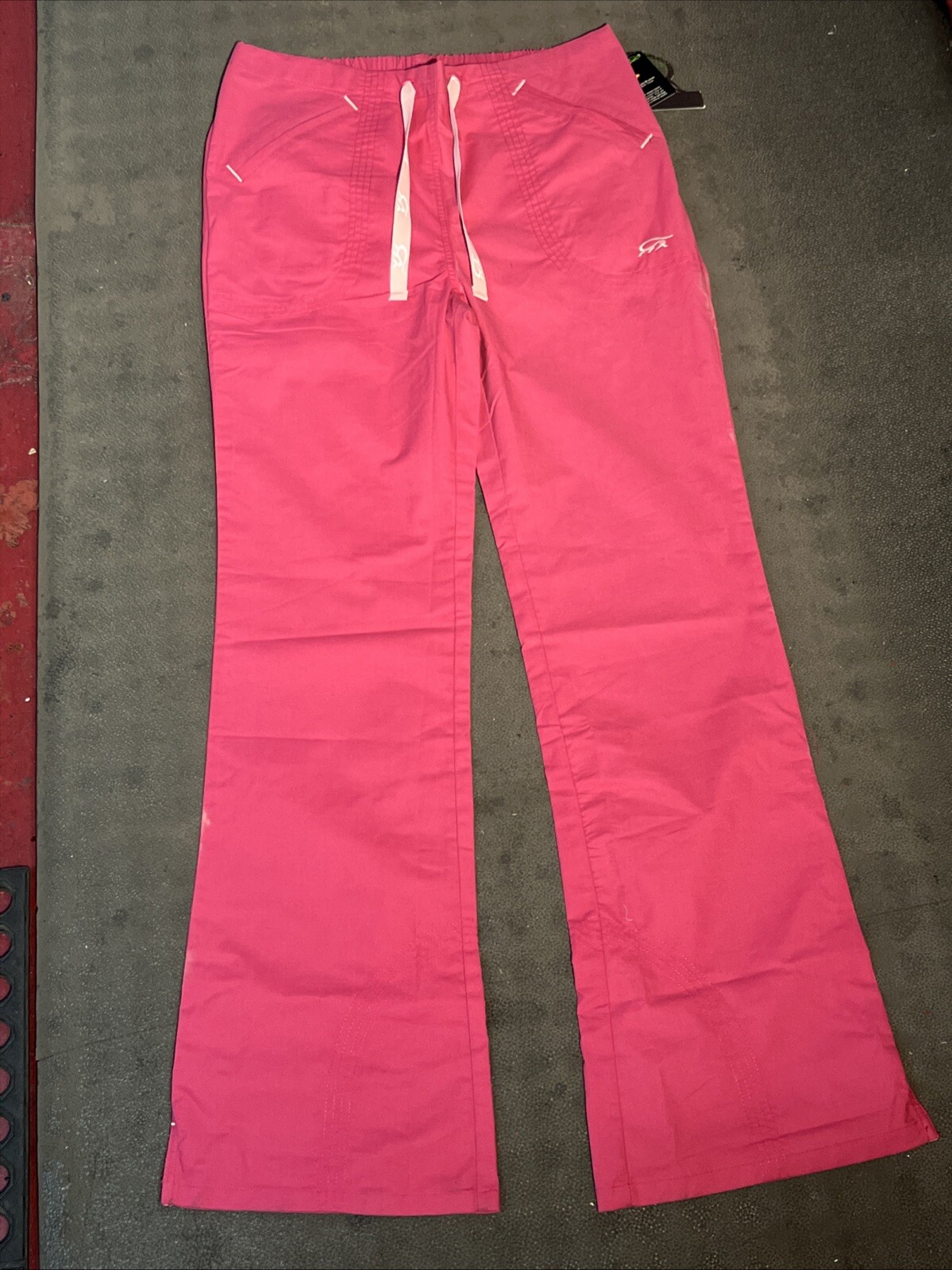 NWT IGUANAMED MedFlex II Power Pink SCRUB PANTS Small Tall FREE SHIP