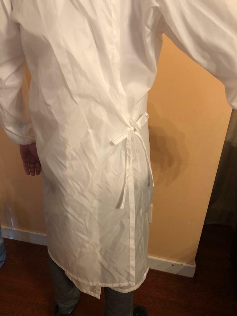 Reusable Washable Medical Surgical Gown, Water Resistant, One size fits all S-XL