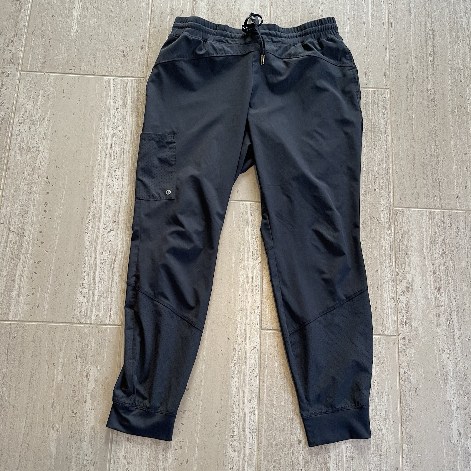 Barco One Boost Jogger Scrub Pants Navy Size L Perforated Breathable Cargo L
