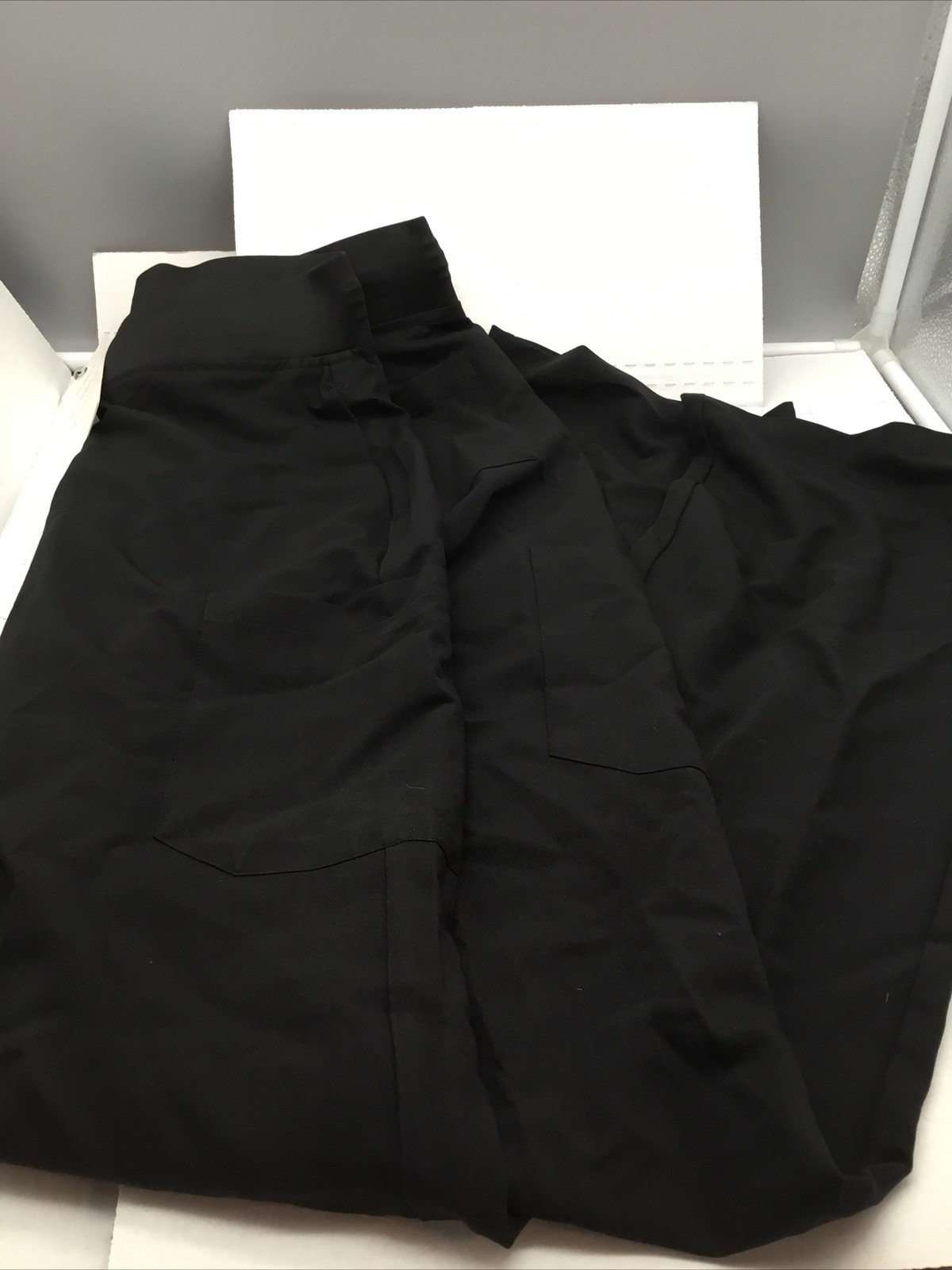 Mandala Scrubs Women Cargo Pants Size Tall Small Black NWT