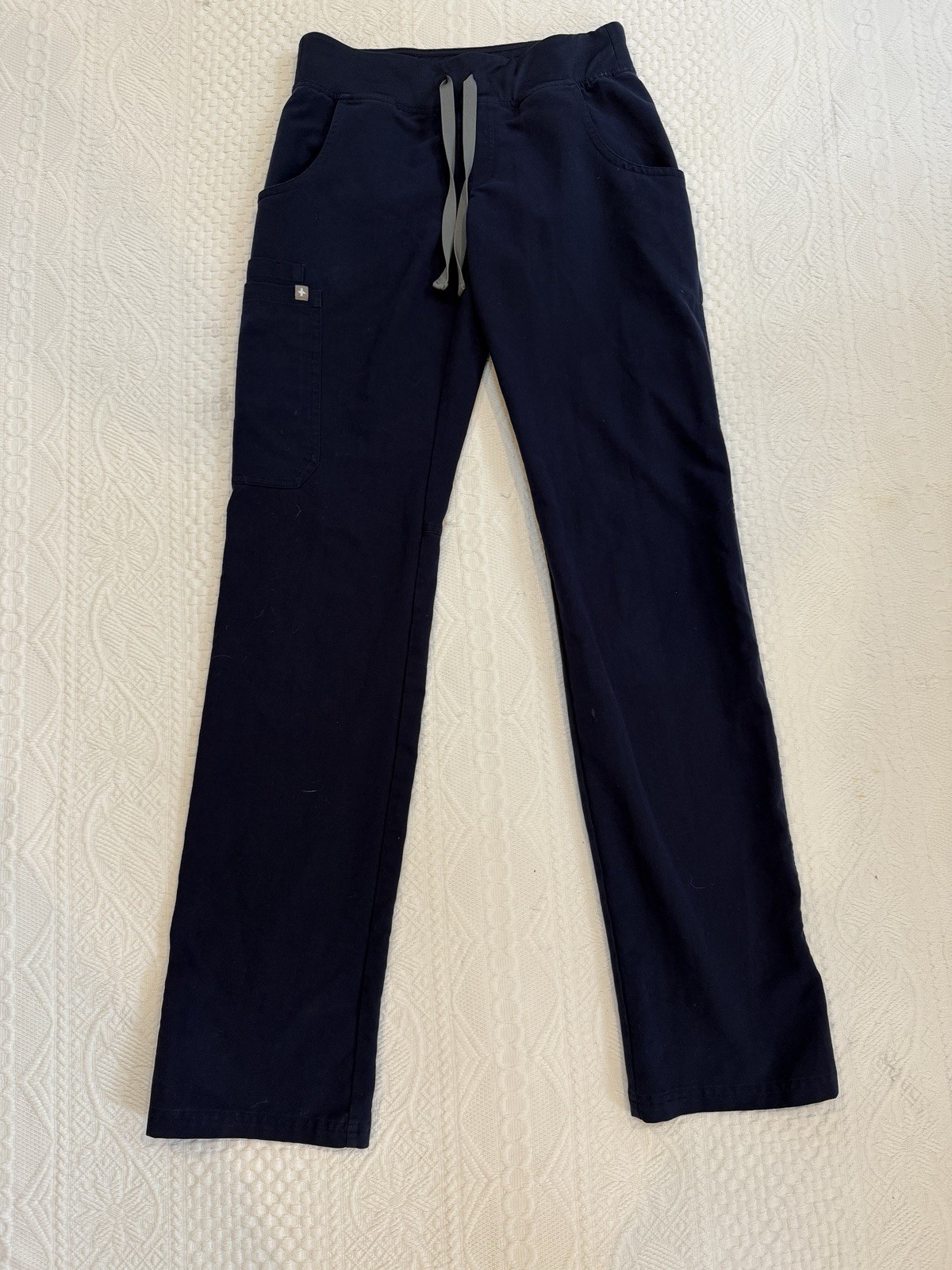 FIGS Kade Cargo Scrub Pants Women’s XXS Navy Blue