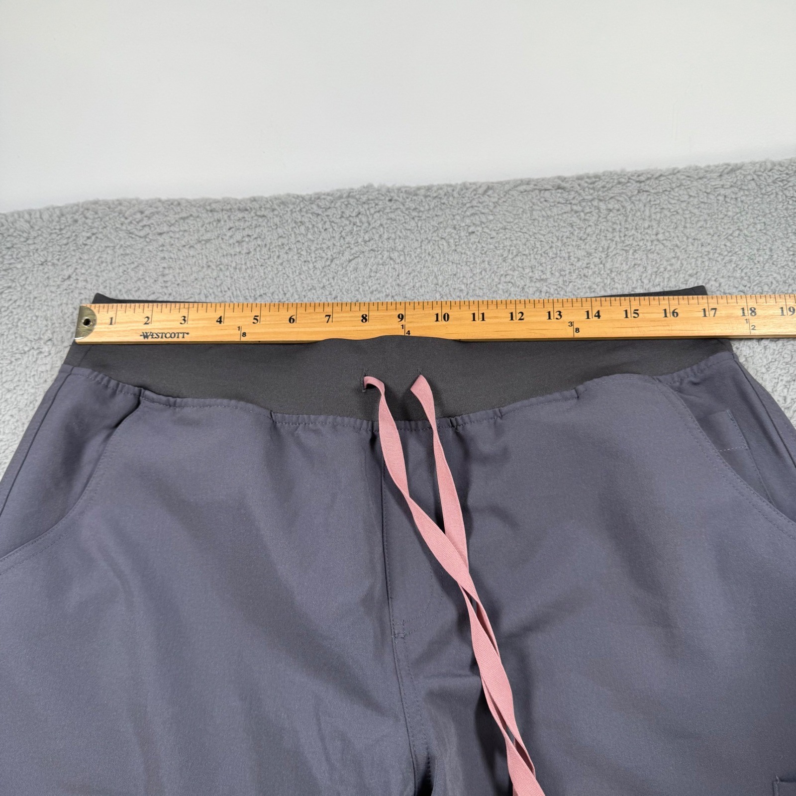 FIGS Technical Collection Graphite Grey Scrub Pants Womens XL Straight