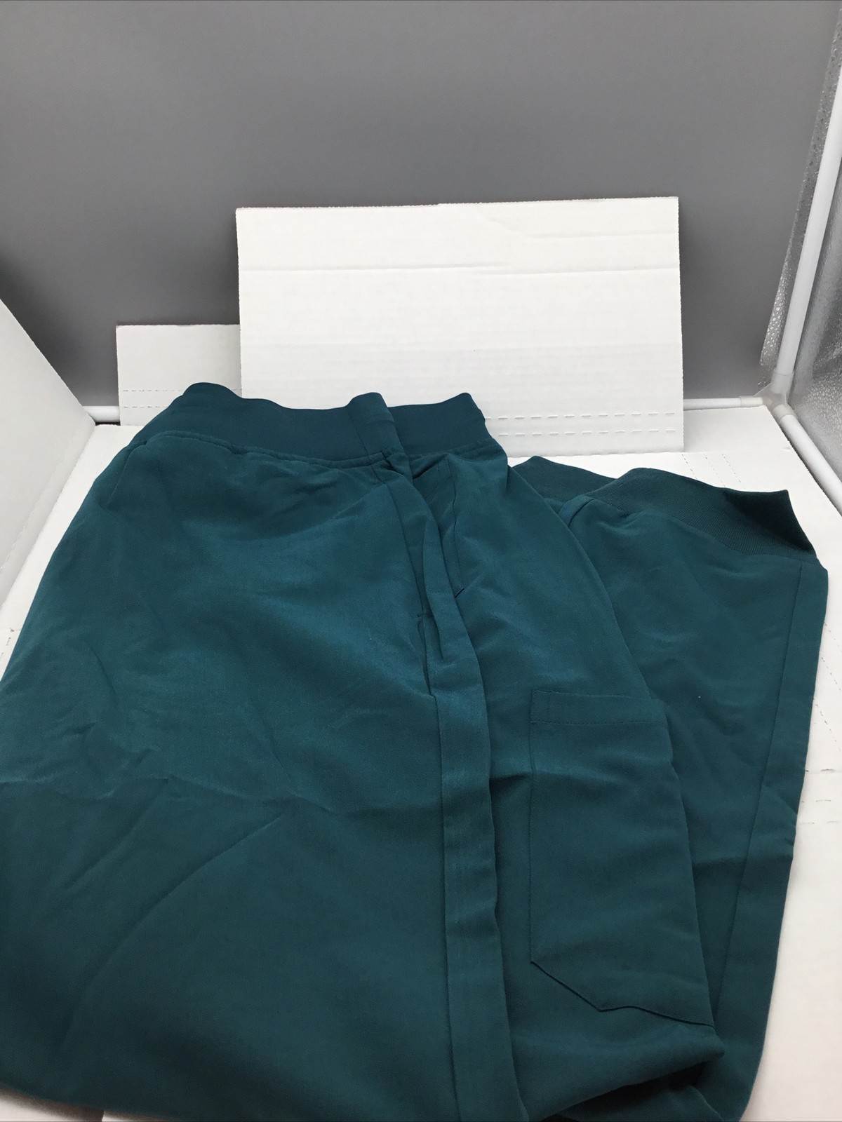 Mandala Scrubs Women High Waist Jogger Sz XL Regular Color Caribbean Blue NWT