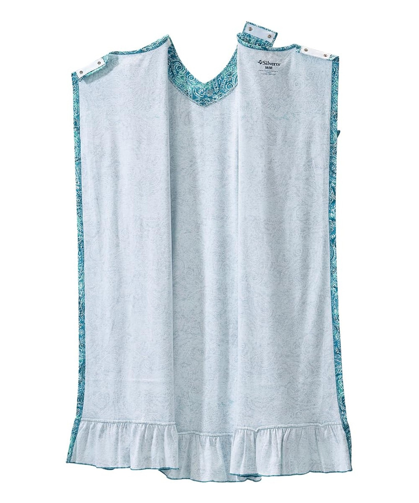 Silverts Women’s Adaptive Open Back Ruffle Nightgown | For elderly, nursing h…