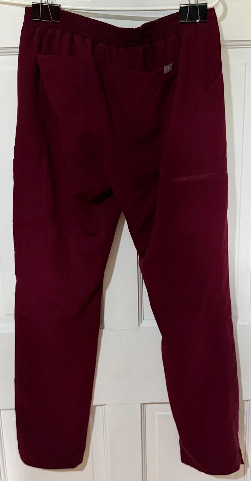 FIGS Scrub Pants Womens Small Maroon Burgundy Medical Uniform Pants 0165
