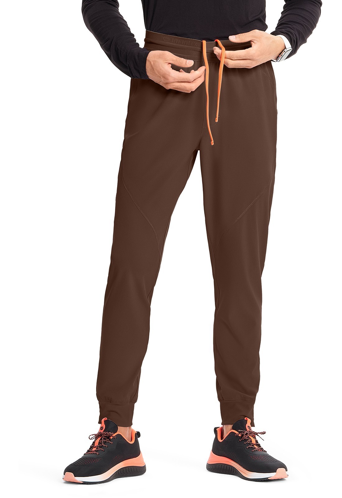 Infinity Scrubs Men’s Drawstring Jogger Pant IN204A EXEX Espresso Free Ship