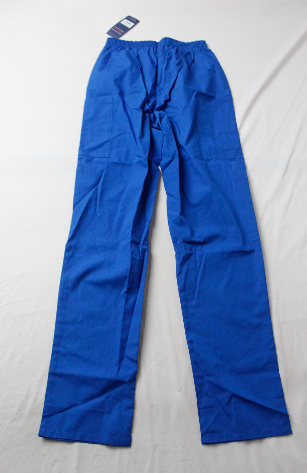 Cherokee Women’s Tall Elastic Waist Utility Scrub Pants MS7 Royal Blue Small NWT