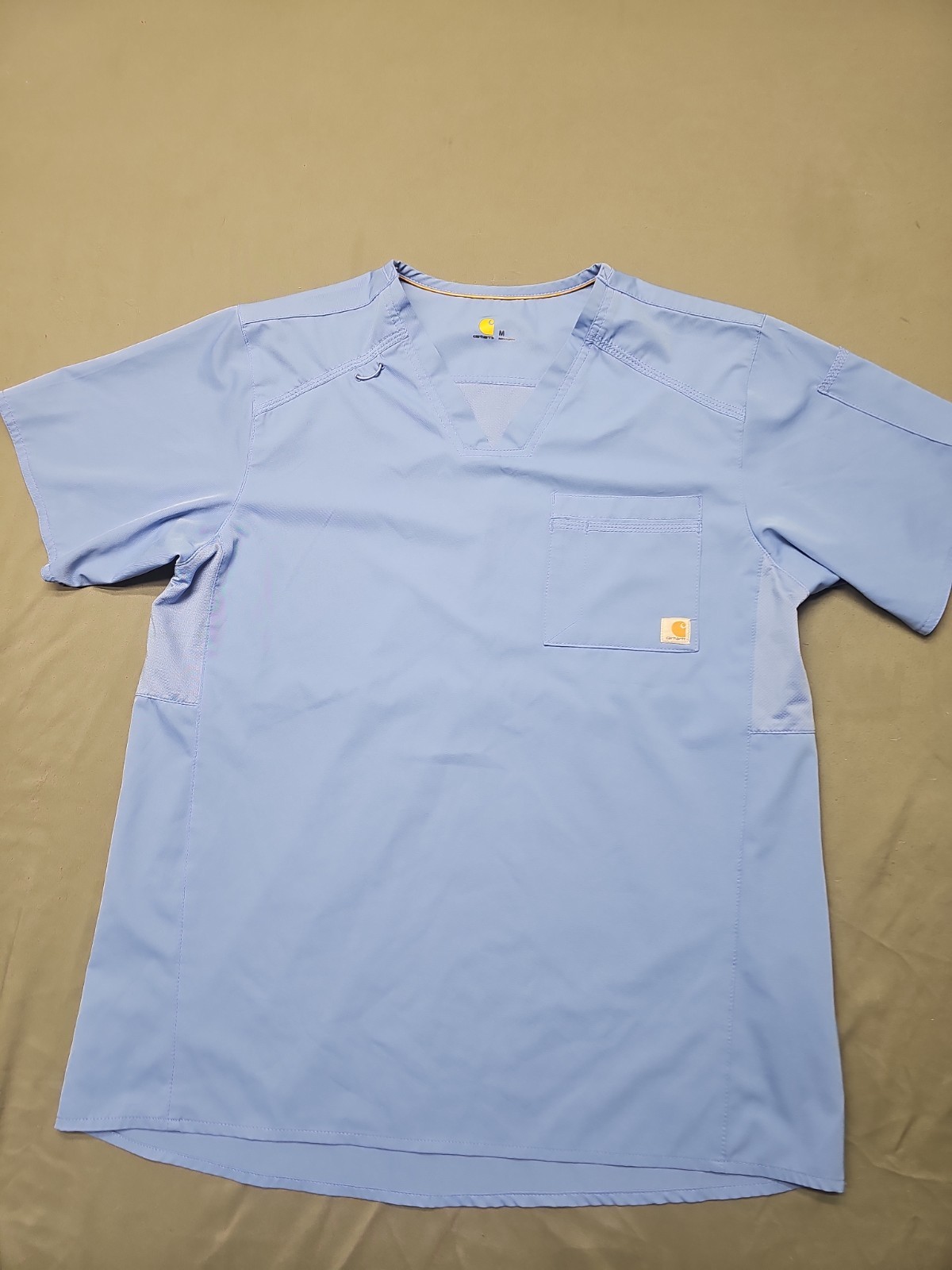 Carhartt Force “Adult’s Medium” Utility Medical Blue Work Uniform Scrub T-Shirt