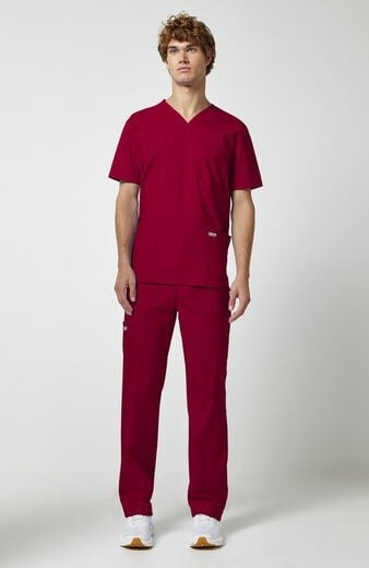 Cherokee Scrubs Men’s XL Tall Dark Red Set
