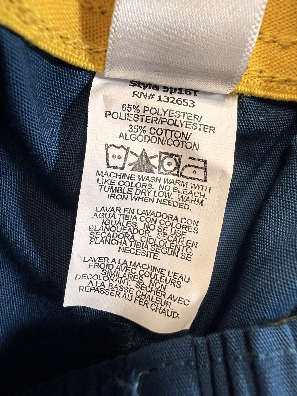 Wonderwink Wonderwork Women Scrub Pants 2X 2XL Tall 2XT Blue True Plus Fit