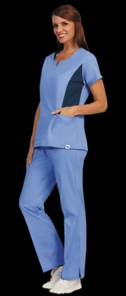 Fashion Seal Healthcare Adult Size M Gray Scrub New