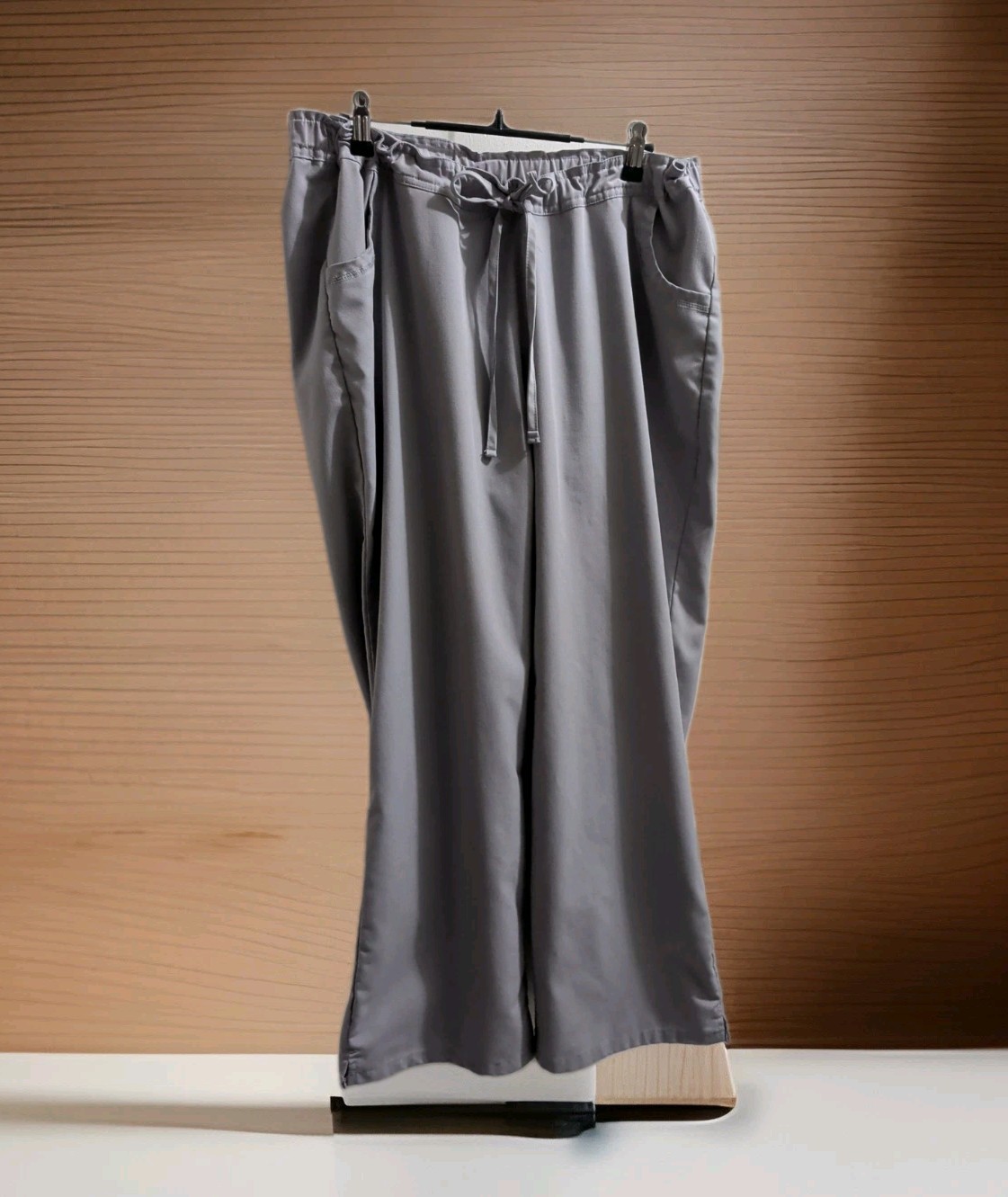 Advantage Butter Soft UA Scrub Lab Pants Pebble Gray Large Petite Excellent!