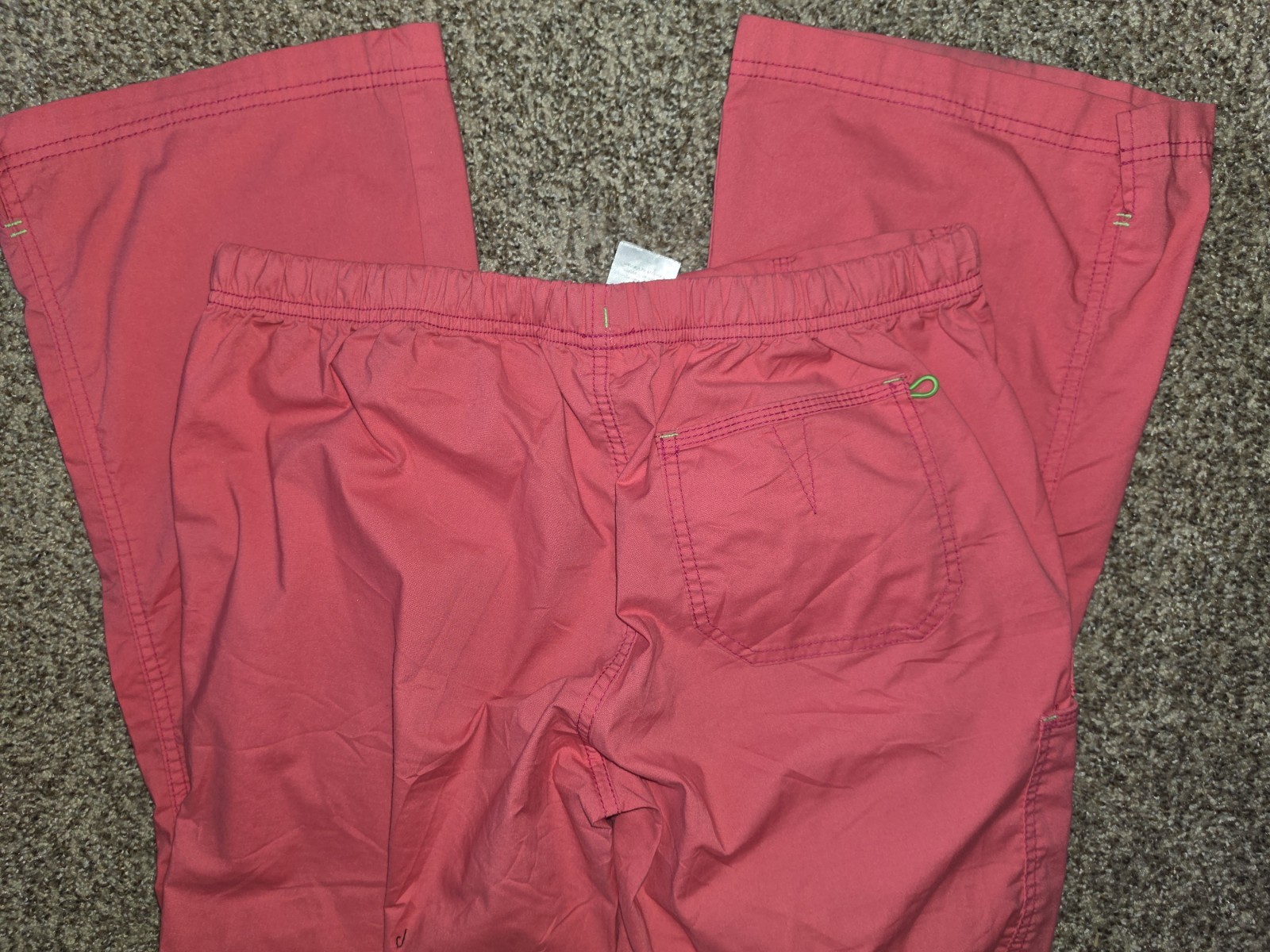 WonderWink Wonderflex Womens Scrub Pants Salmon Pink Small Reg 30″ 5308